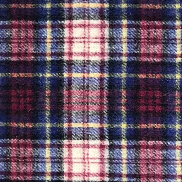 H&M Plaid Wool Double Faced Blanket Scarf - Picture 3 of 5